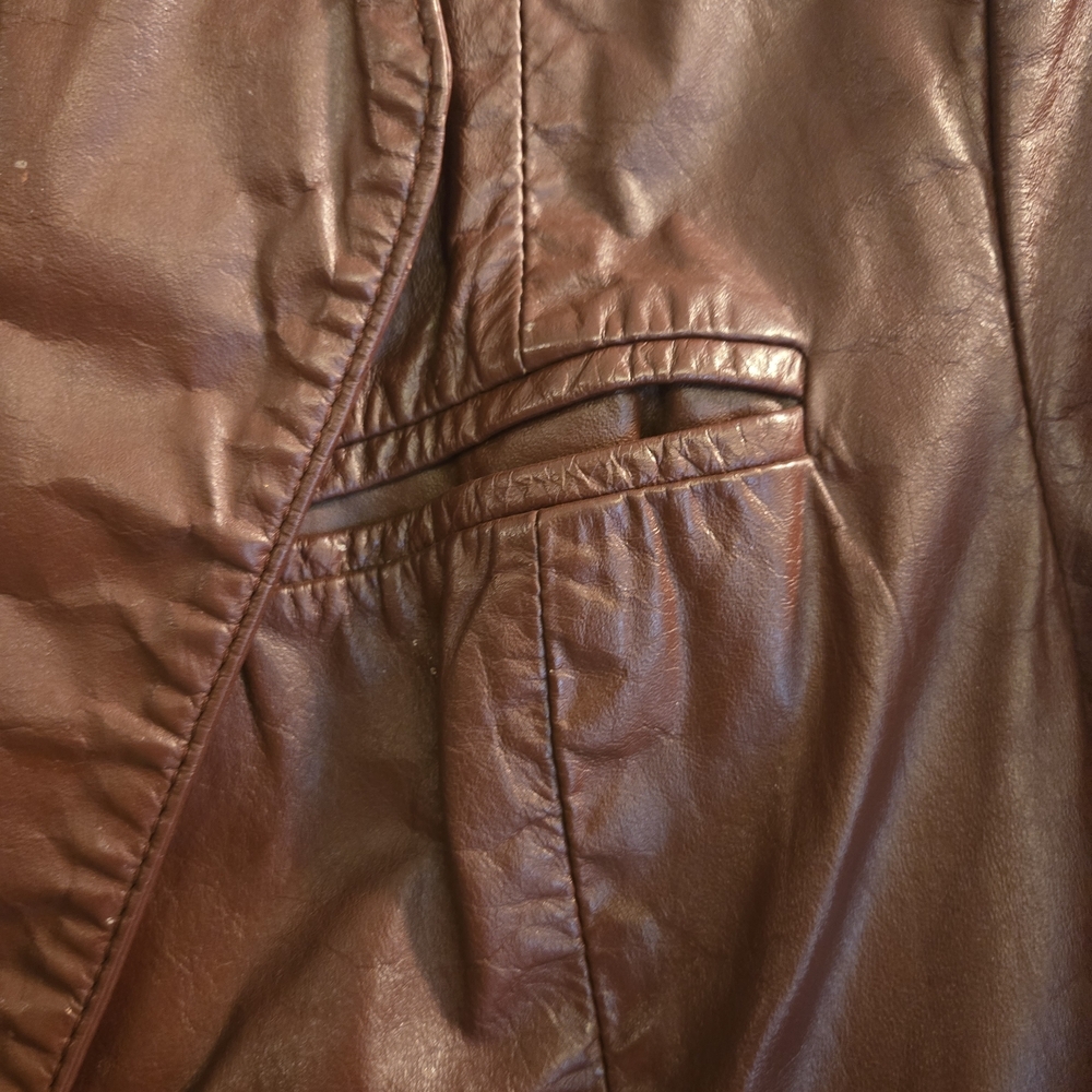 Berman's Women's Burgundy Blazer - Picture 4 of 5